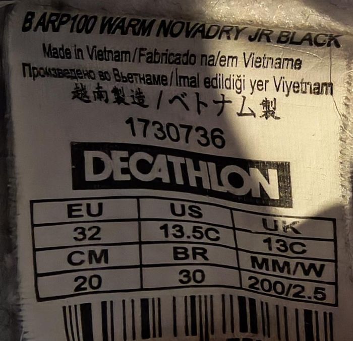 Bottes neige après-ski Quechua taille 32 noir - photo numéro 9