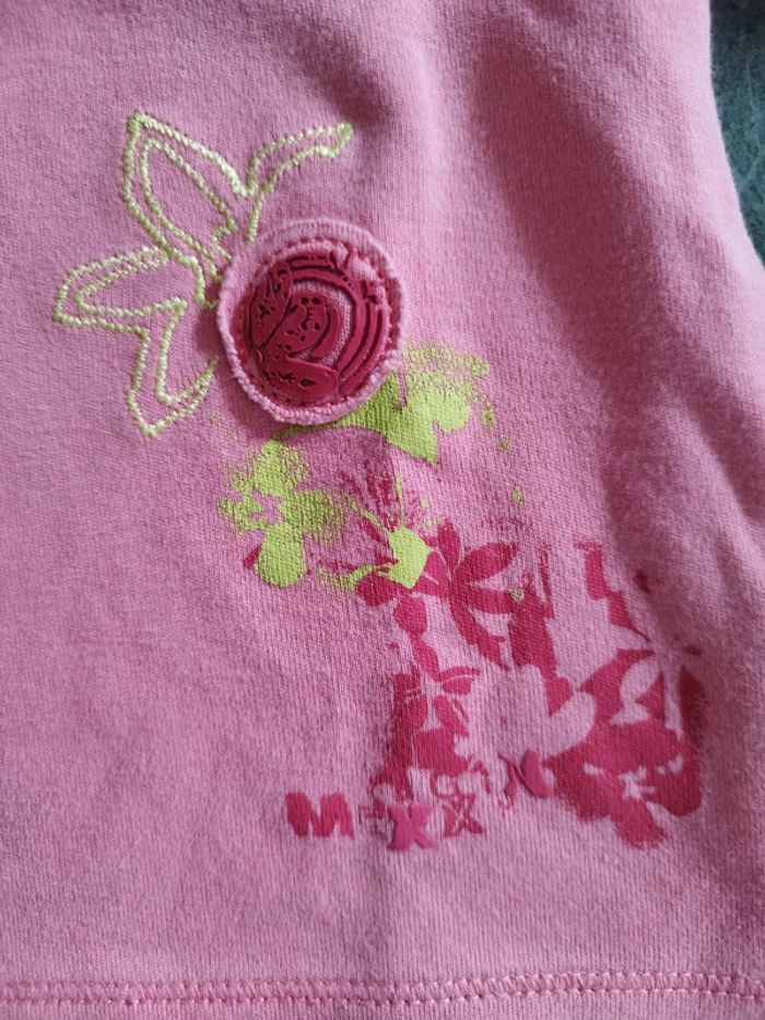 T-shirt manches longues rose 18 mois - photo numéro 2