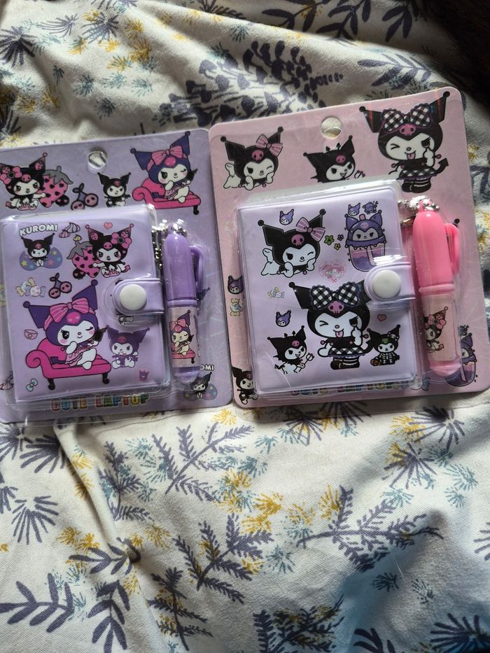 2 carnets kuromi hello kitty - photo numéro 3