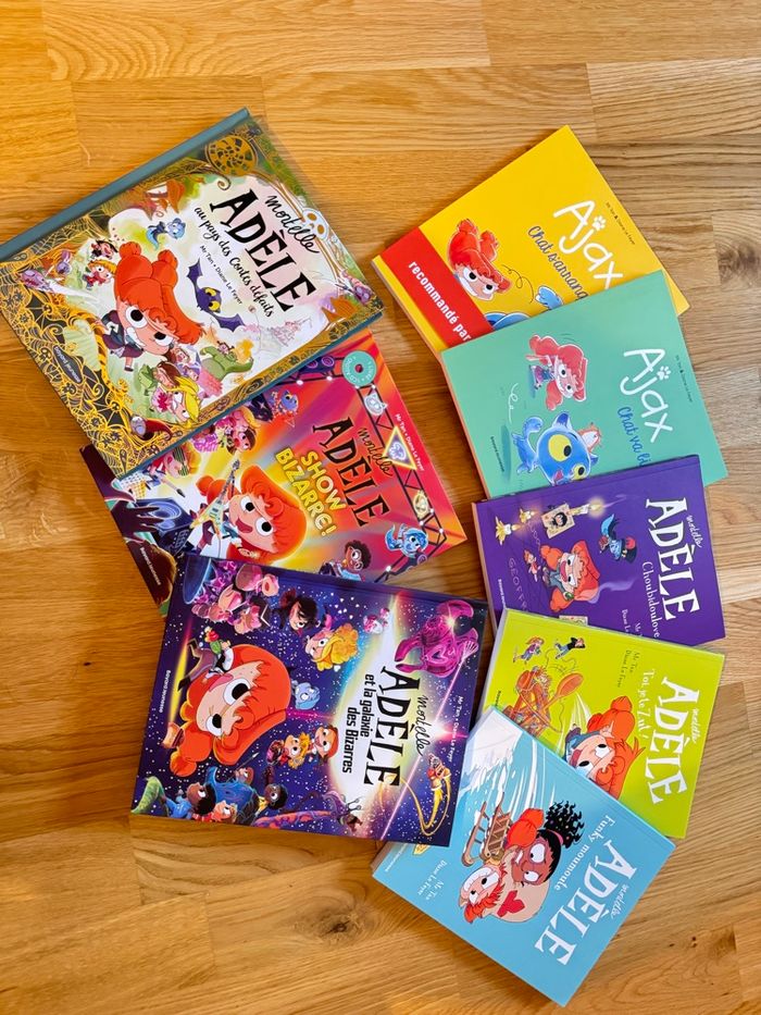 Lot 8 livres mortelle Adele et Ajax - photo numéro 2