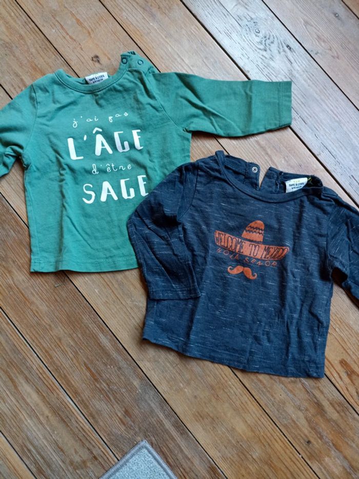 T-shirts bébé 6 mois