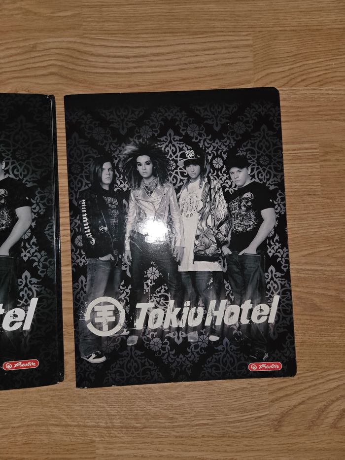Classeur et cahier Tokio Hotel année 2008 TBE - photo numéro 3