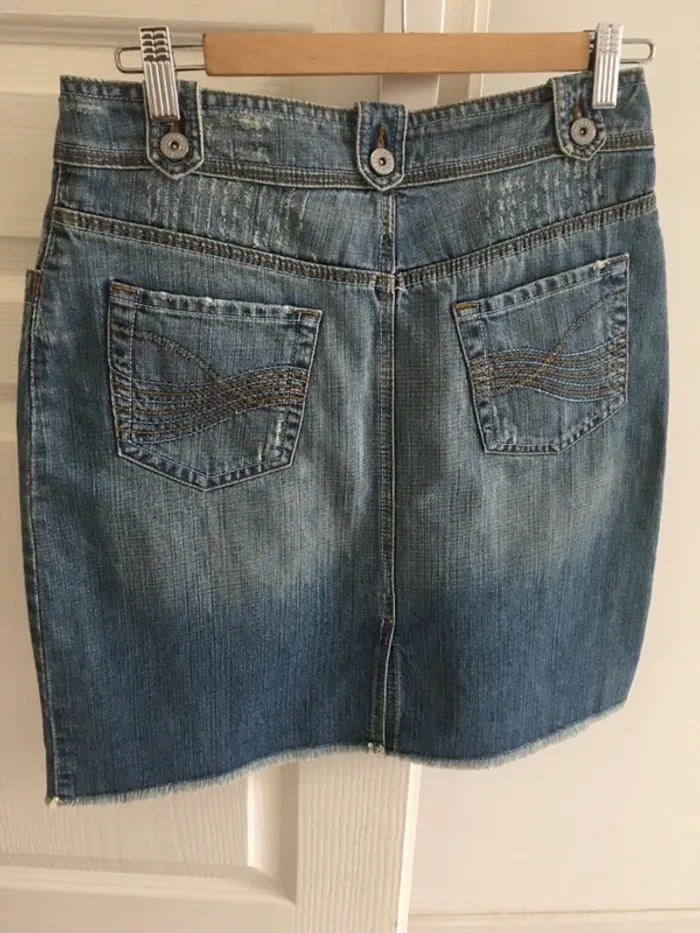 Jupe en jeans nafnaf - photo numéro 2
