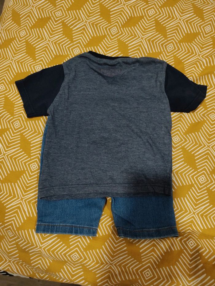 Ensemble short jean et tee shirt - photo numéro 5