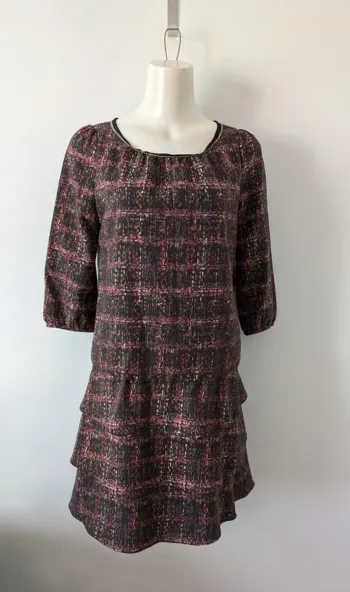 Robe chic vintage manches 3/4 - Coeur de Parfum - taille 36