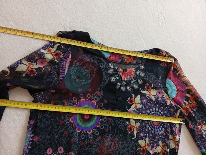 Blouse transparent Desigual femme 40 - photo numéro 7