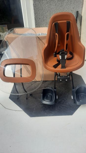 Siège vélo avant Bobike (brun clair)