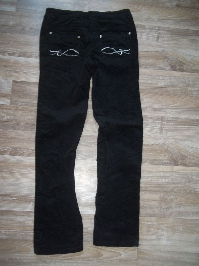 Pantalon velours noir Here&There 152 cm (Pant4) - photo numéro 5