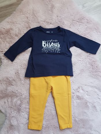 Ensemble fille 6 mois