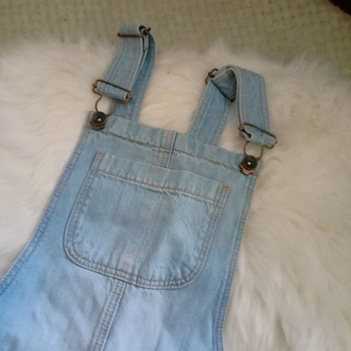 Robe salopette jeans 8 ans - photo numéro 2