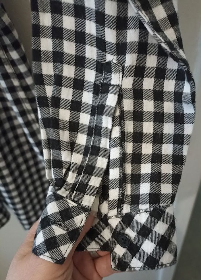 Robe-chemise Vichy noir & blanc – Ultra polyvalente ! - photo numéro 8