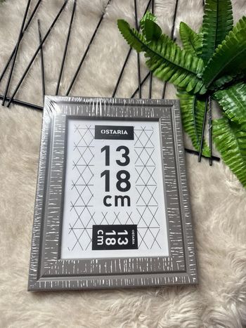Cadre photo 13x18cm - NEUF - Gris
