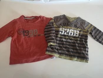 lot T-shirt manche longue bébé