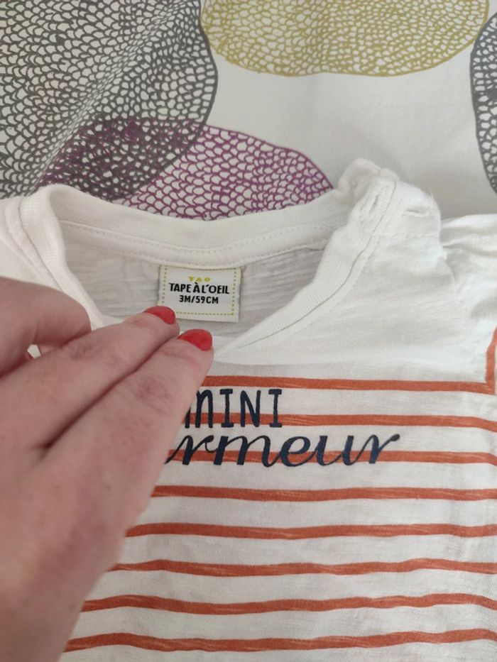 Ensemble tape à l'oeil 3 mois. - photo numéro 3