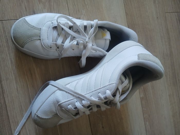 Basket  blanche basse adidas - photo numéro 3