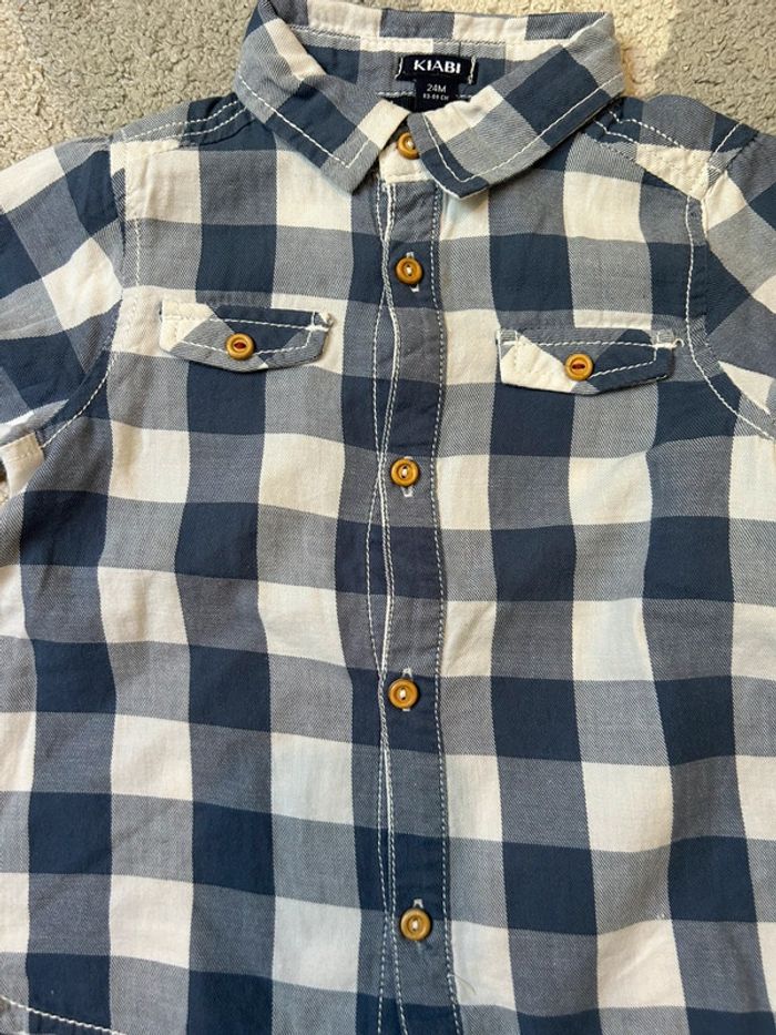 Chemise Kiabi taille 24 mois - photo numéro 2
