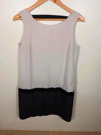 C15 robe blanc/noir Etam 40