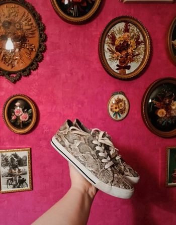 Baskets/sneakers de ville femme motif python Gémo taille 40