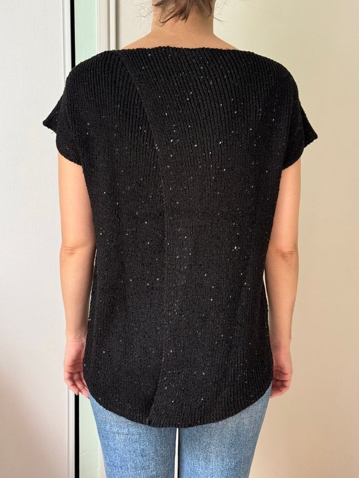 Pull sequins noir - Zara - photo numéro 3