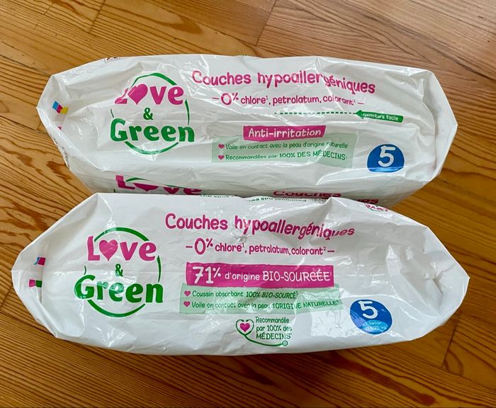 2 paquets de couches taille 5 - photo numéro 2
