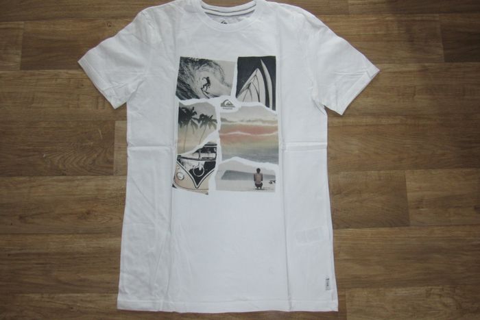 TEE SHIRT MC BLANC "QUIKSILVER" - TAILLE XS - n°12