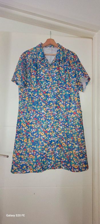 Robe motifs liberty Damart vintage taille 44
