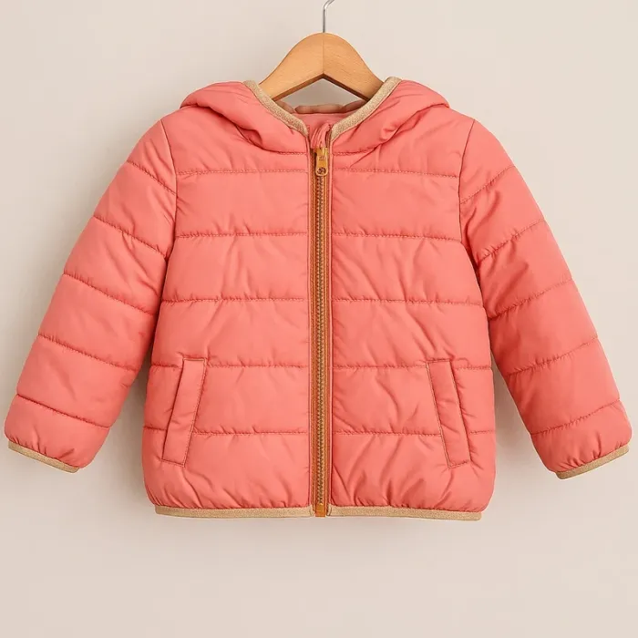 Doudoune fille rose  grain de blé Z– 24 mois