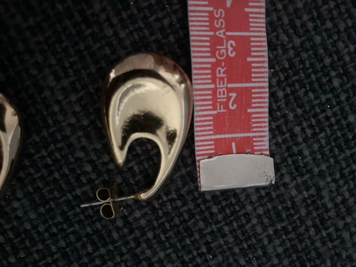 Jolies boucles d'oreilles dorées - photo numéro 7