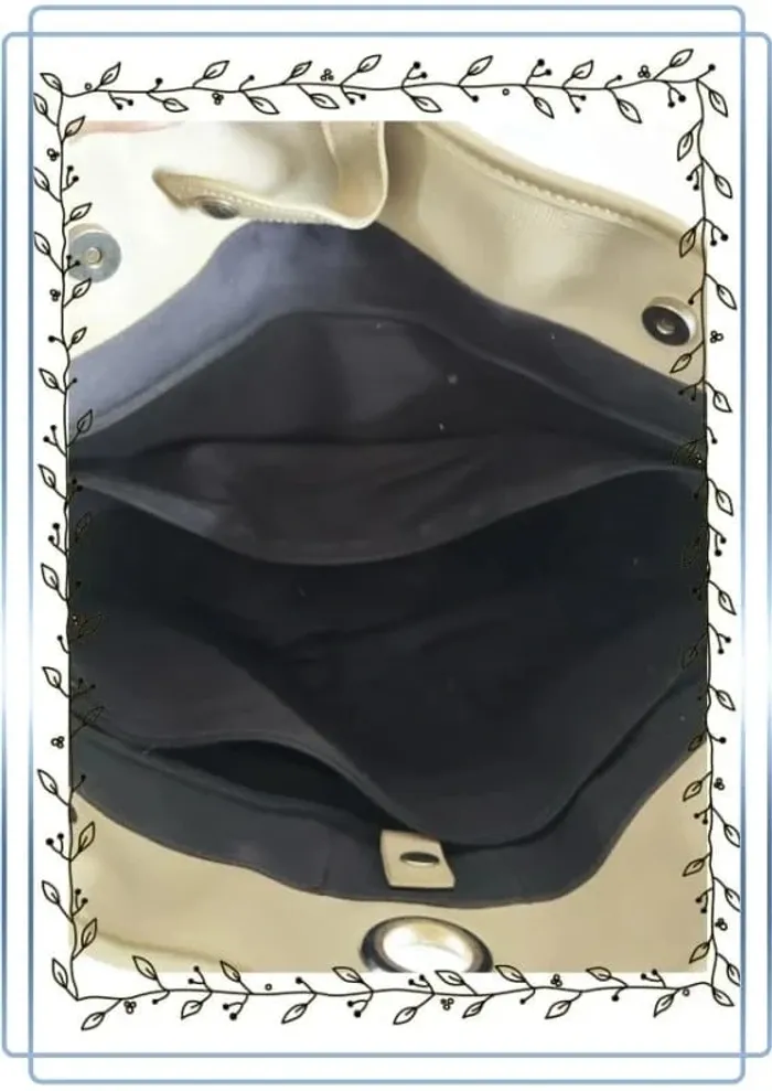 Sac fourre tout beige Sequoia, plusieurs petites traces - photo numéro 4