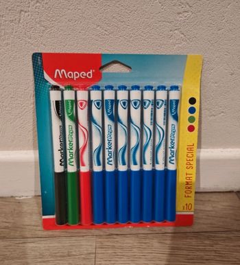 Pochette de 10 feutres Velleda