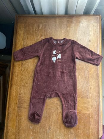 Lot de 11 pyjama velours 6 mois