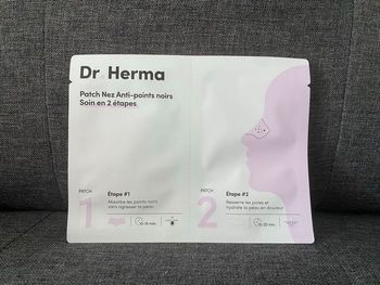 Patch nez anti-points noirs Dr. Herma – soin 2 étapes neuf