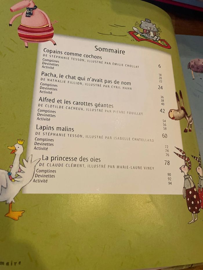 Livre 10 histoires d’animaux de la ferme - photo numéro 8