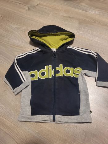 Veste à zip garçon adidas 3 ans
