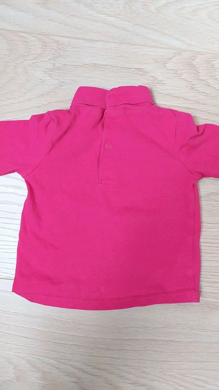 Sous pull rose fushia 6 mois - photo numéro 6