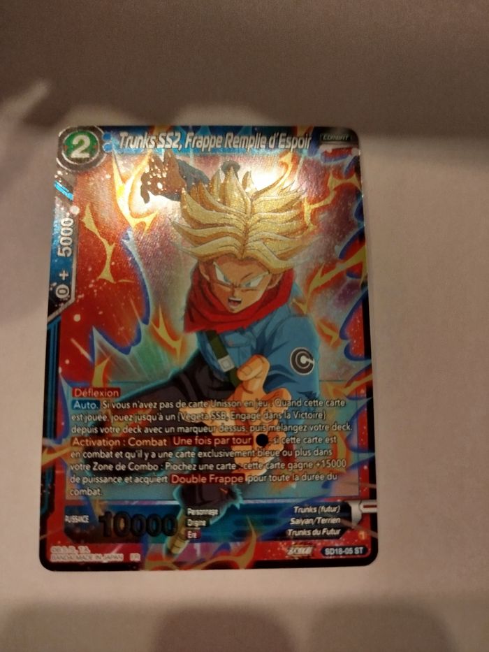 Carte dragon ball Trunks SS2