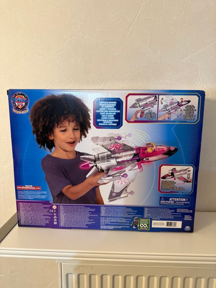 Avion Stella la super Pat Patrouille effets sonores et lumineux avec les mouvements - photo numéro 2