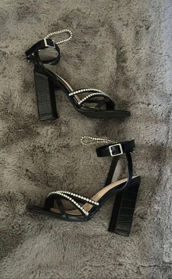 Talons noirs à strass 37 pimkie