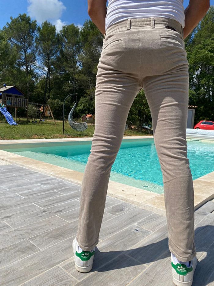Pantalon velours Zara men 42 - photo numéro 3