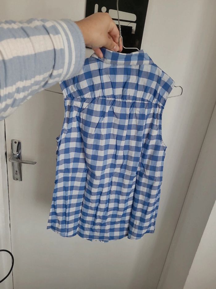 Chemise sans manche bleu - photo numéro 5