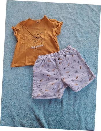 Ensemble Disney Winnie L'ourson 24 mois T-shirt Short