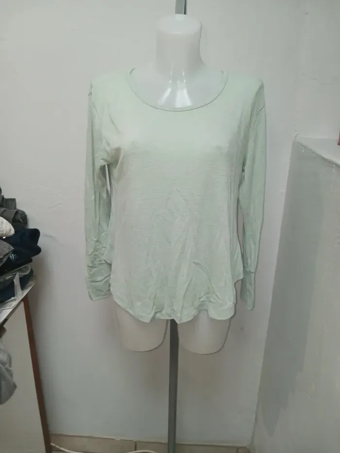Pull menthe T36