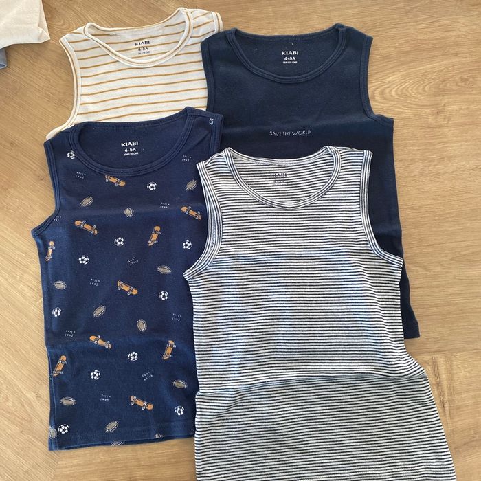 Lot de maillots de corps garçon