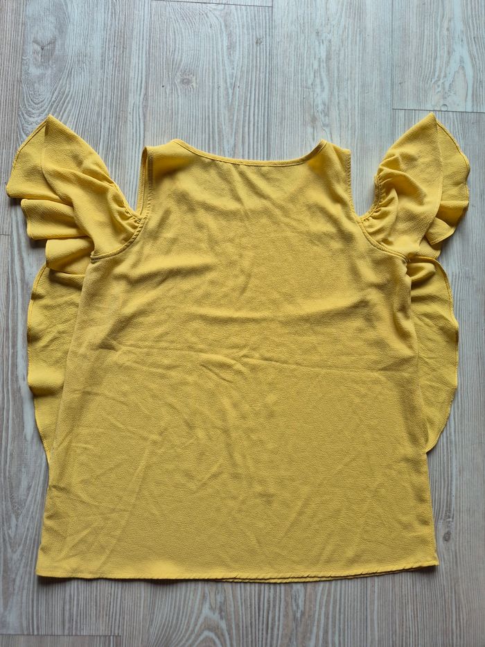 Blouse Phildar jaune taille 40 - photo numéro 2