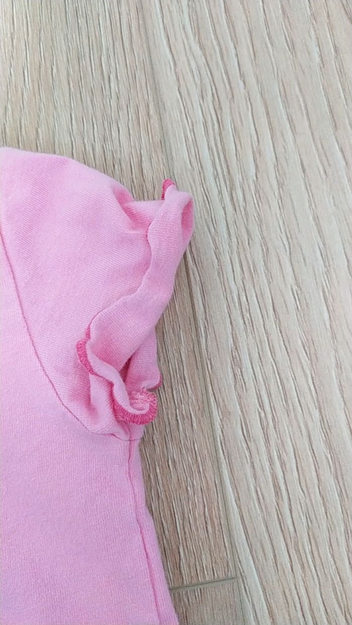 Ensemble fleurs rose 3 mois - photo numéro 10