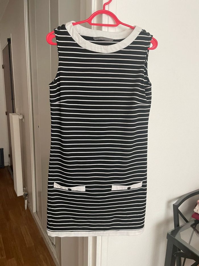 Robe à rayures sixties Zara