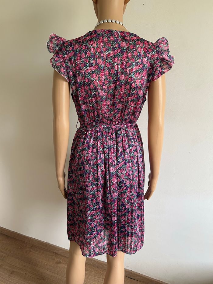 Robe imprimée à manches courtes Lilie Rose taille M/L jamais portée - photo numéro 5