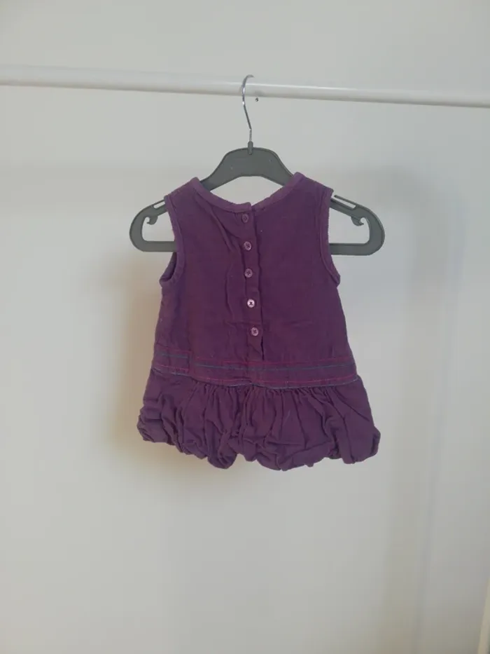 Robe hiver en velours Orchestra 6 mois 67cm - photo numéro 2