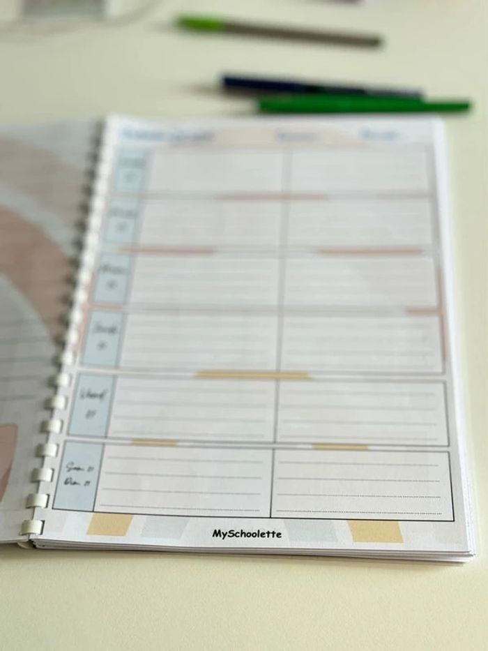 Cahier spirale reliée Agenda Scolaire 2024 2025 - photo numéro 6