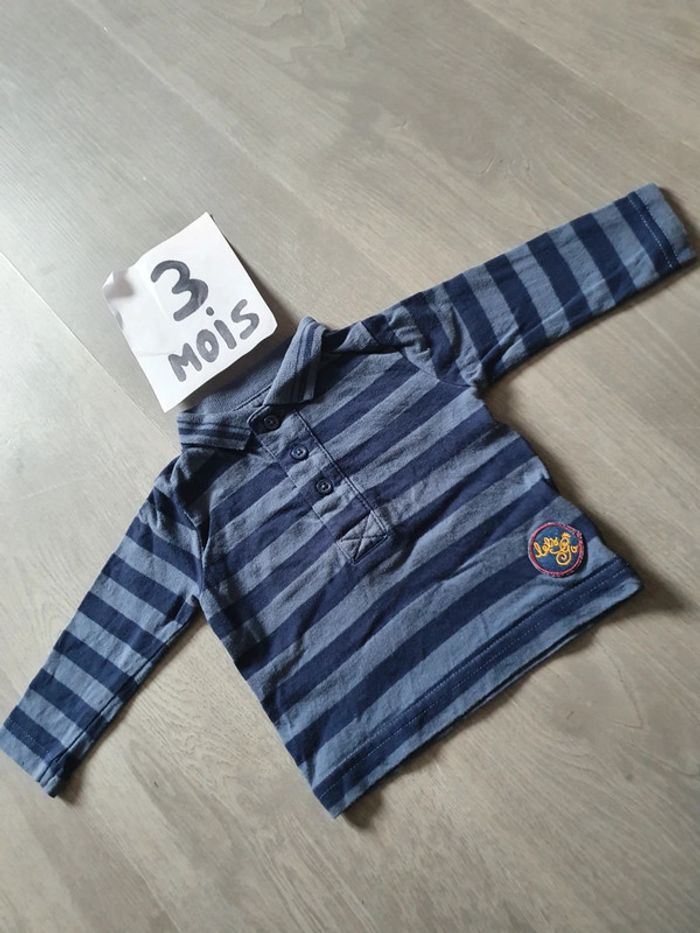 T-shirt maillot polo 3mois garçon